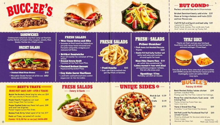 Buc-ee's Lunch Menu