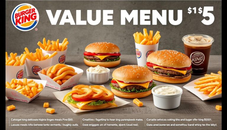 Burger King Value Menu