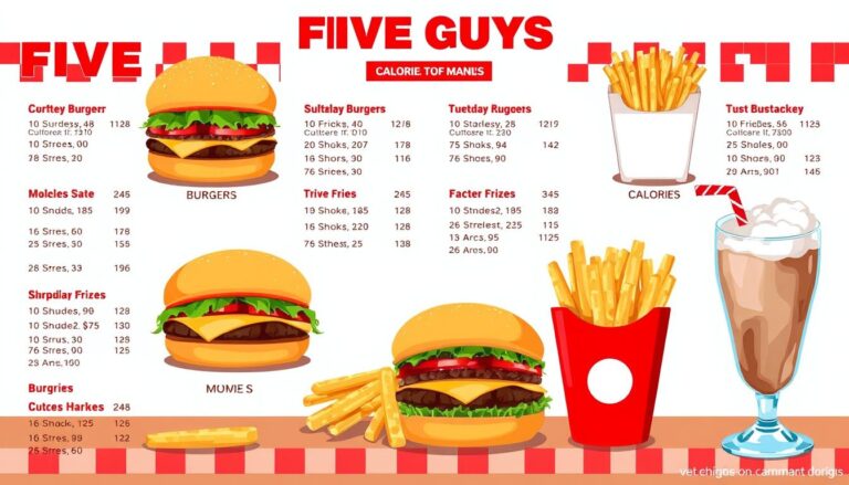 Five Guys Menu Calories