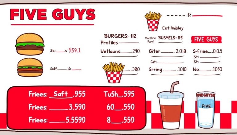 Five Guys Prices Menu