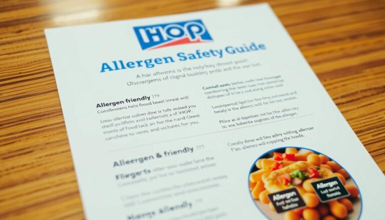 IHOP Allergen Menu