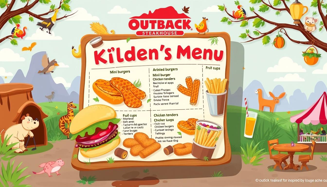 Outback Steakhouse Kids Menu