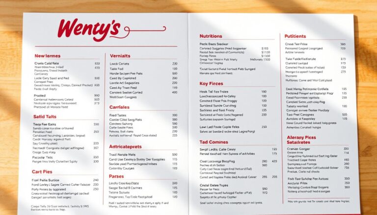 Wendy's Allergen Menu