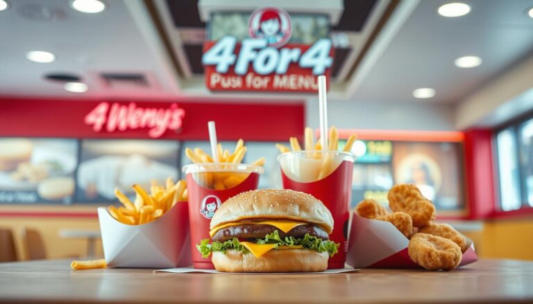 Wendy's Menu 4 For $4