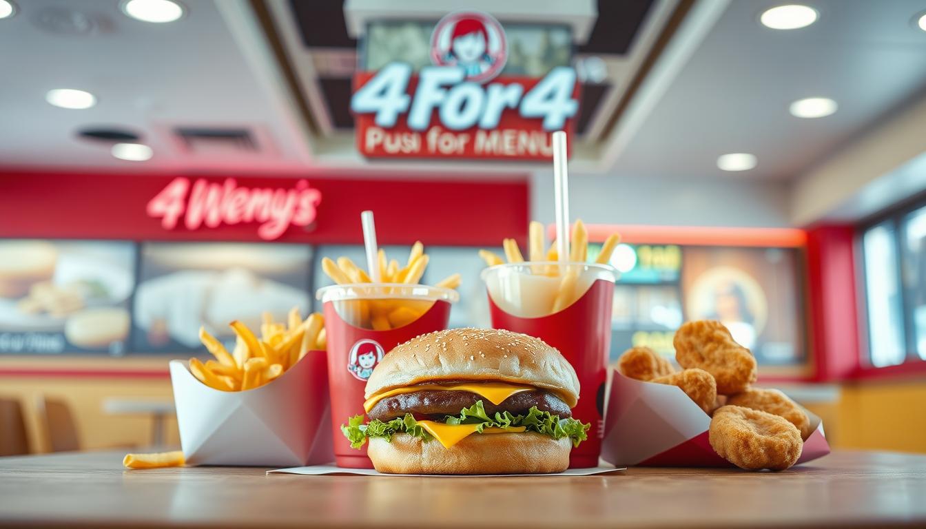 Wendy's Menu 4 For $4