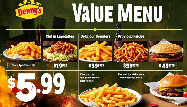 denny's $5.99 value menu
