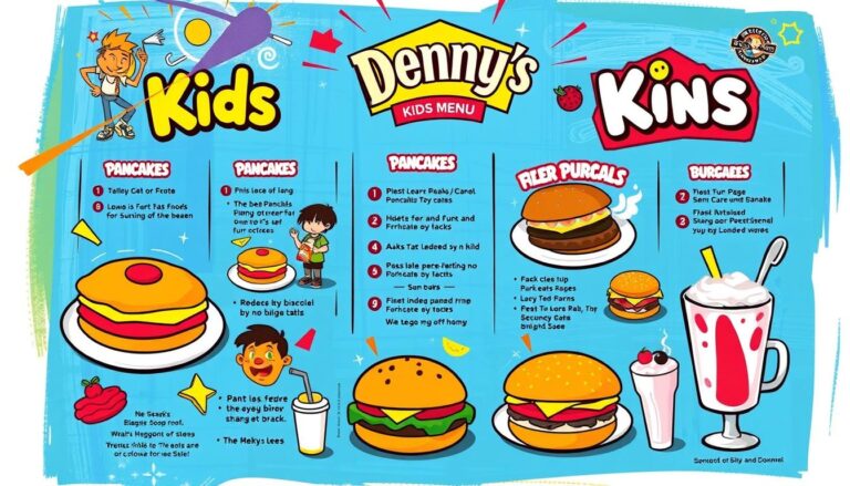 denny's kids menu