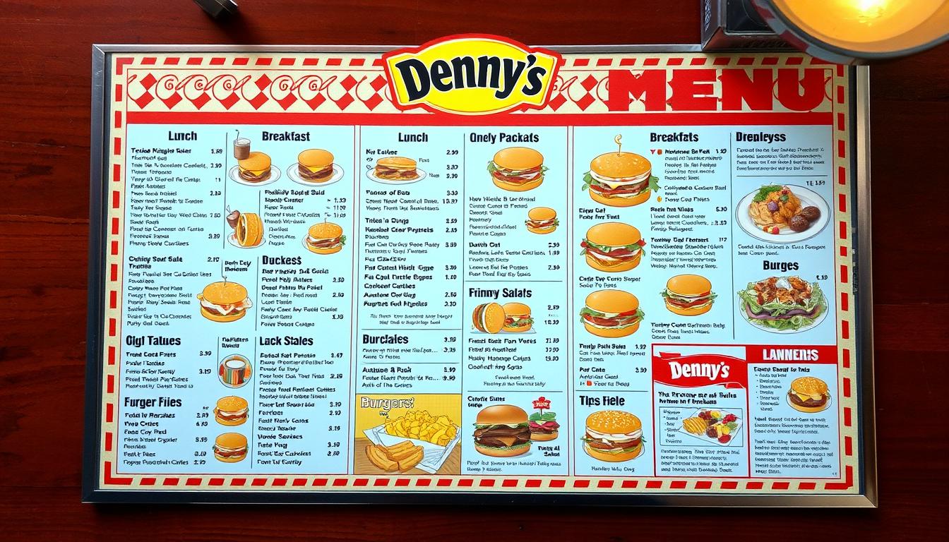 denny's menu