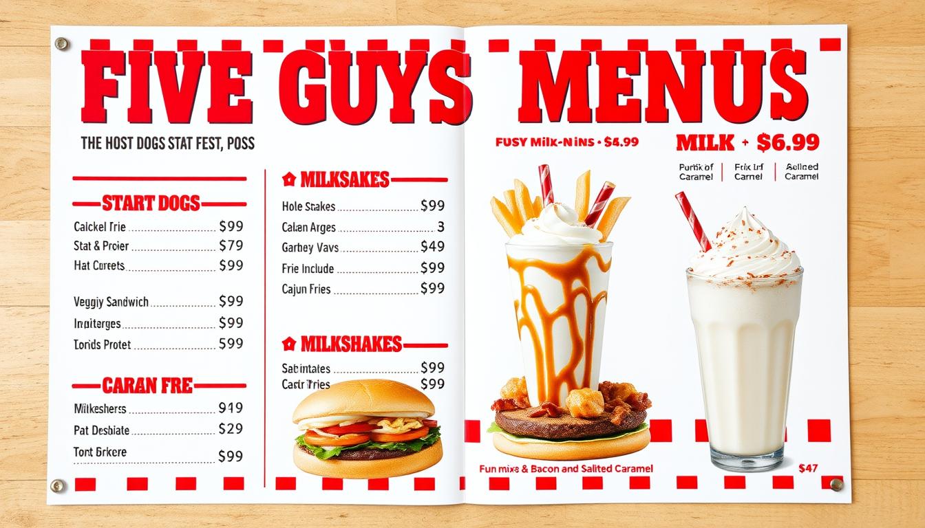 Five Guys Menu Prices