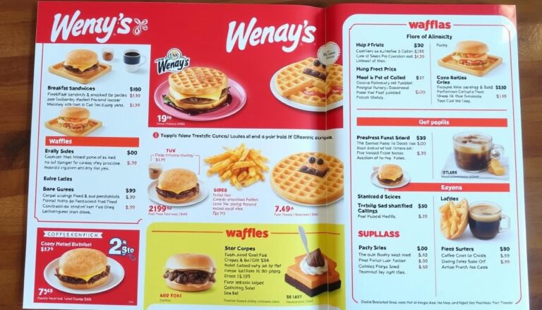 wendy's breakfast menu