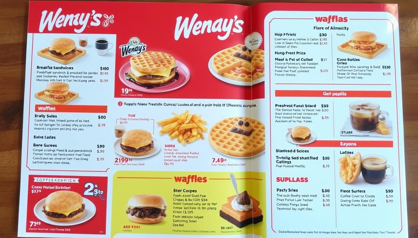 wendy's breakfast menu