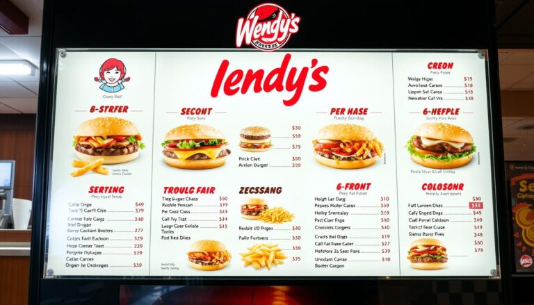 wendy's menu with pictures and prices